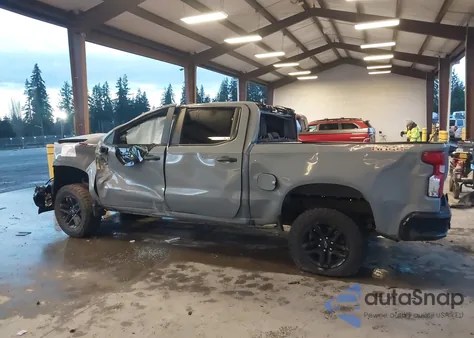 2024 Chevrolet Silverado 1500 4Wd Short Bed Custom Trail Boss from USA, damaged, VIN 3GCUDCE81RG215062